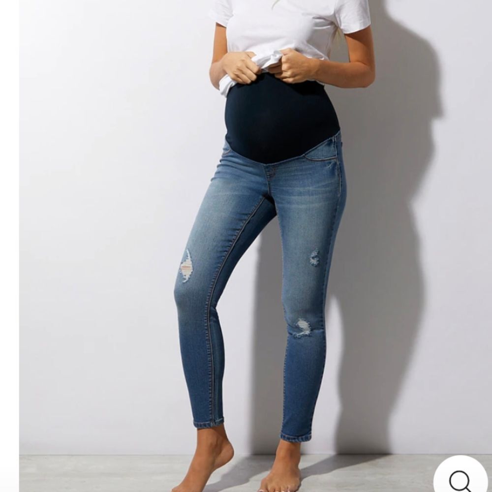 1822 Denim Distressed Skinny Jeans Stitch Fix Maternity 28